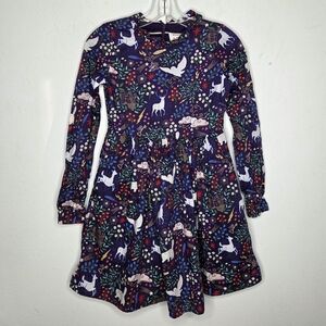 Mini Boden Harry Potter Forbidden Forest Dress Magic Purple Girls 11-12yrs